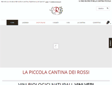 Tablet Screenshot of lapiccolacantinadeirossi.it